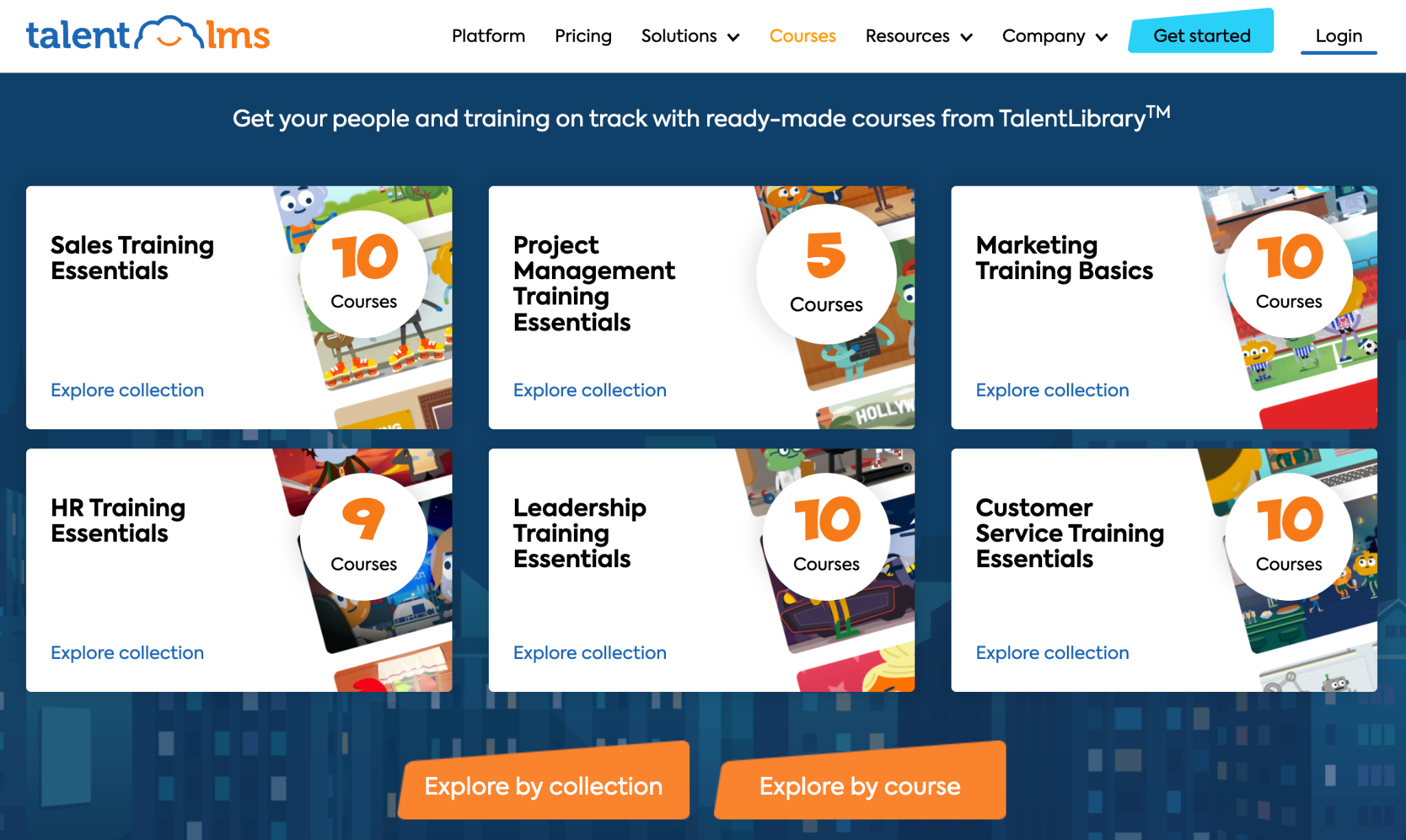 A-preview-of-courses-in-TalentLMS's-course-library