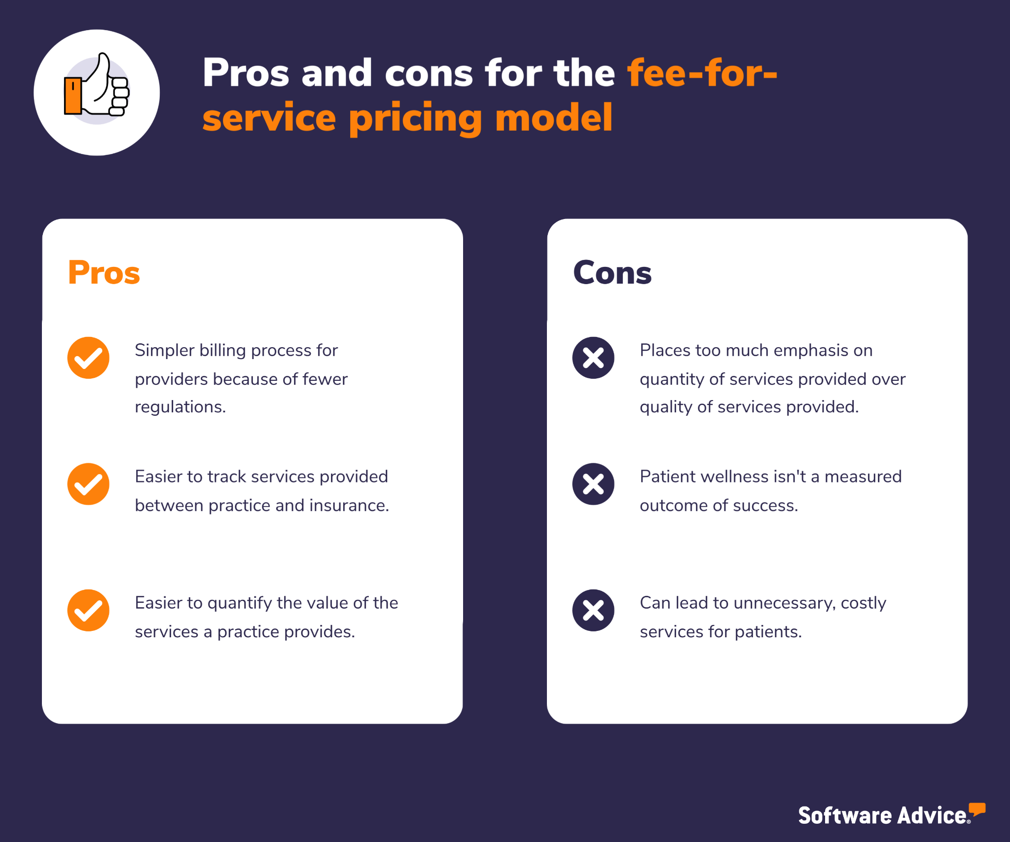 Chart-detailing-pros-and-cons-of-fee-for-service