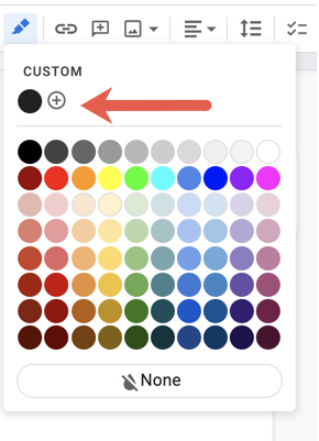 Click-+-to-select-a-custom-highlight-color.