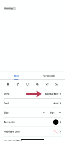 essay outline in google docs Tap-“Style”-to-reveal-heading-style-options.