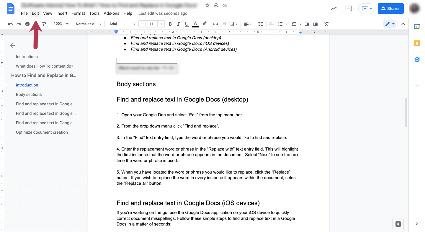 Find-and-replace-text-in-Google-Docs-(desktop)---Select-edit
