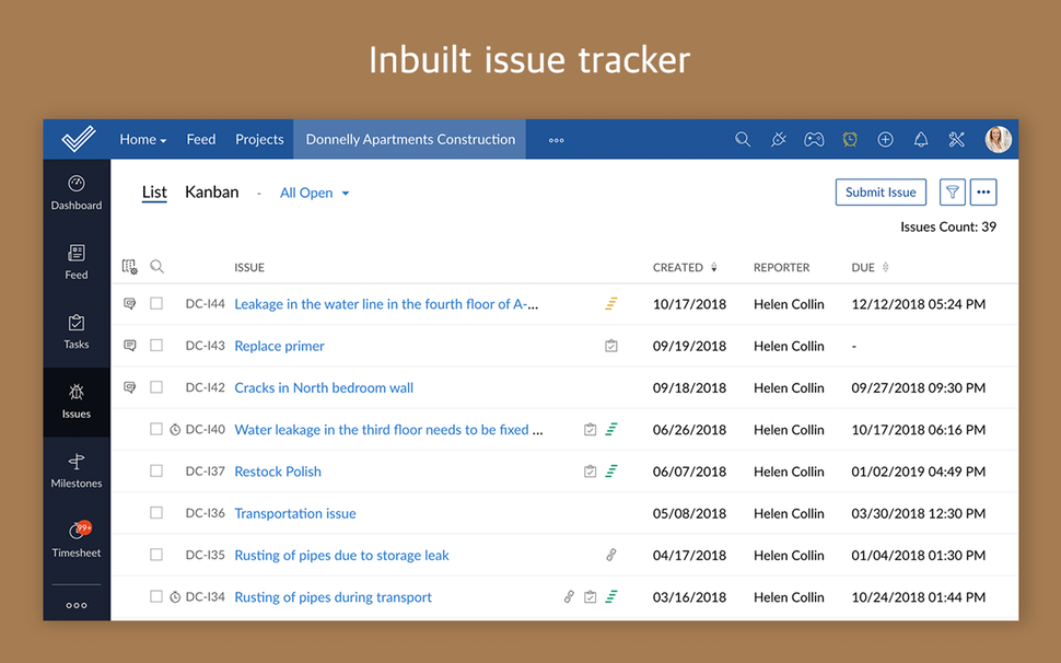 Issue-tracking-in-Zoho-Projects
