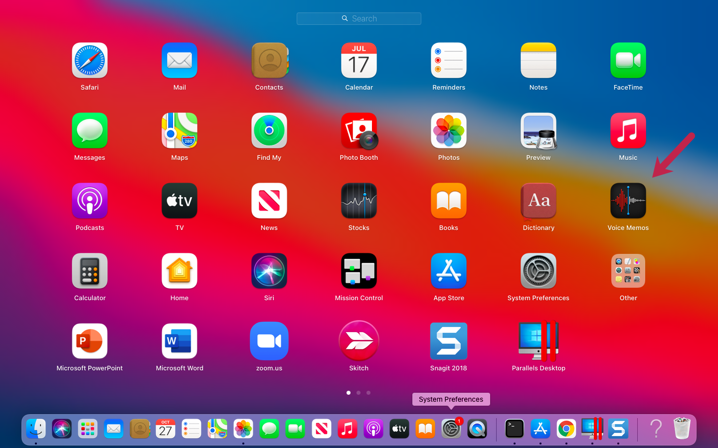 Locate-and-click-the-“Voice-Memos”-application