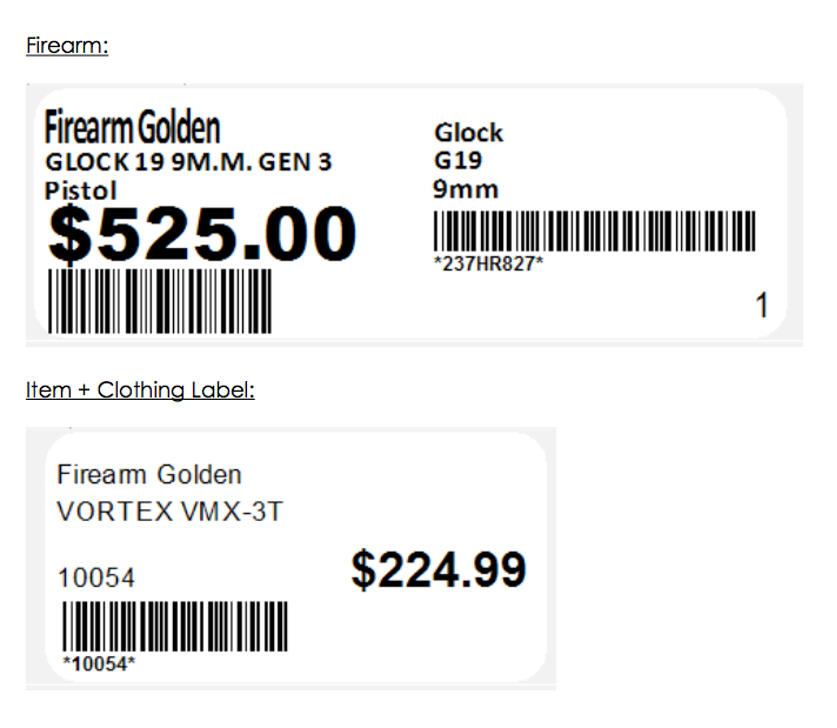 Product-labels-with-Barcodes-for-scanning-in-Rapid-Guns-Systems-Software