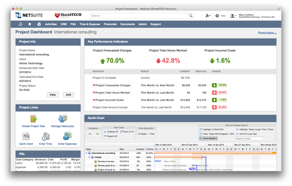 Project-dashboard-in-NetSuite-