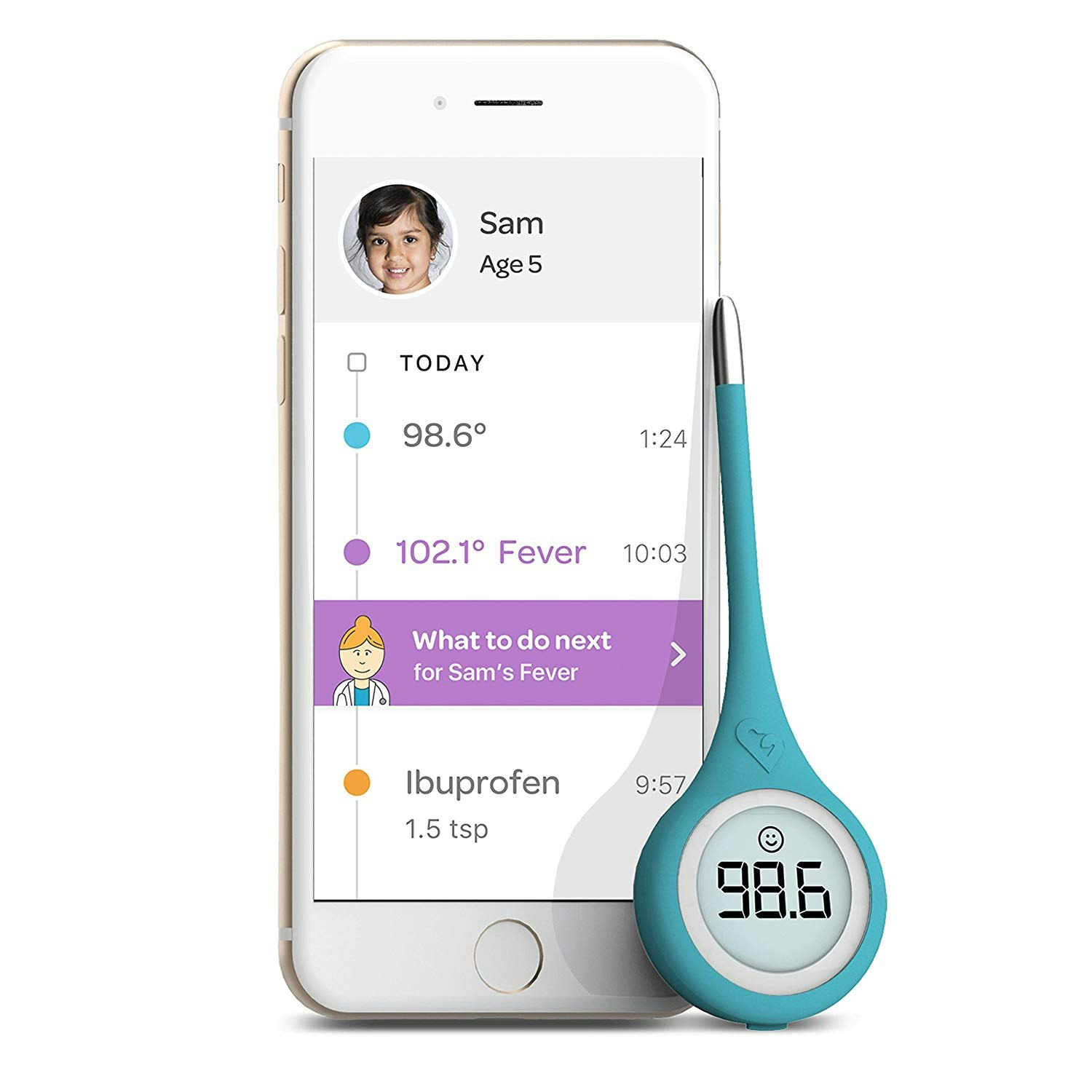 the-Kinsa-QuickCare-Smart-Thermometer-turns-your-phone-into-a-thermometer