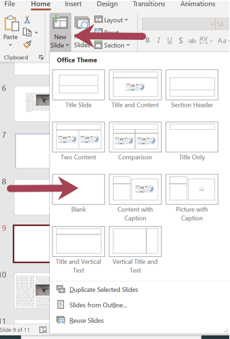 screenshot-of-how-to-add-a-blank-slide-to-a-PowerPoint-presentation