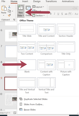 how to put border in powerpoint presentation screenshot-of-how-to-add-a-blank-slide-to-a-PowerPoint-presentation