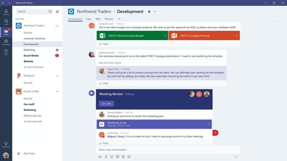 Screenshot-of-remote-employees-collaborating-in-Microsoft-Teams.