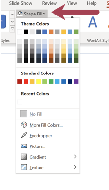 how to put border in powerpoint presentation shape-fill-menu-option-in-Microsoft-PowerPoint