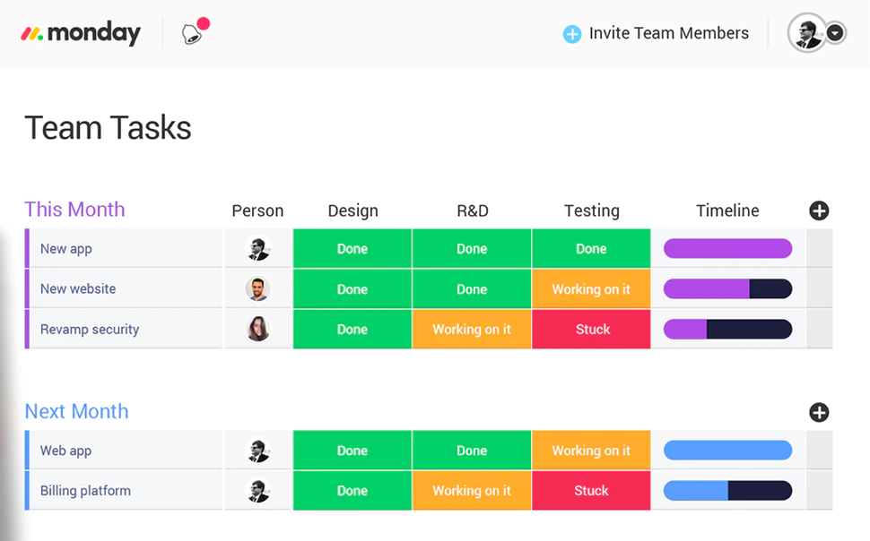 Team-tasks-shown-in-monday.com