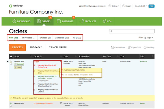 Inventory Management Software User Interfaces