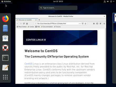 User-interface-in-CentOS-Linux-Software