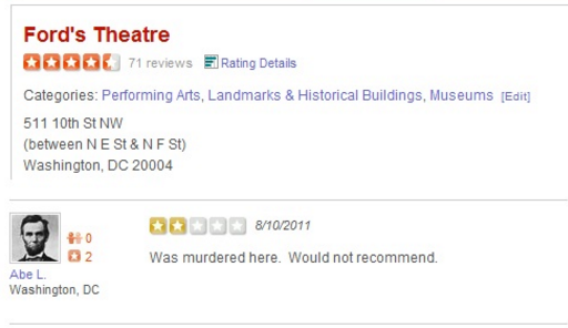 Abe-L.-does-not-recommend-Ford's-Theatre