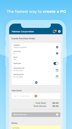 Create a Purchase Order