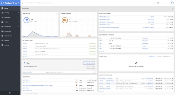 SellerCloud Dashboard