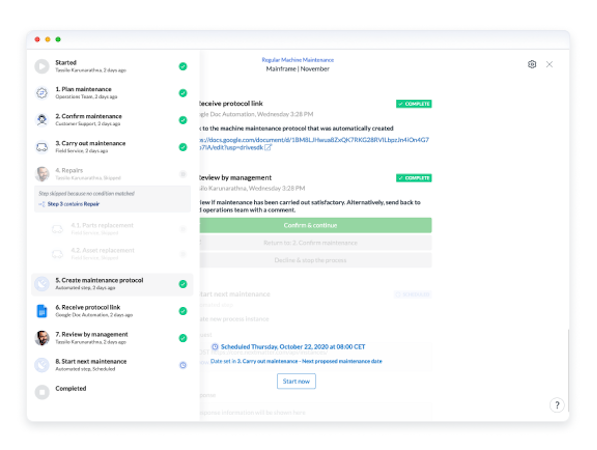 Next Matter - executor with sidebar