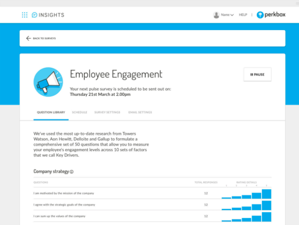 Perkbox insights screenshot