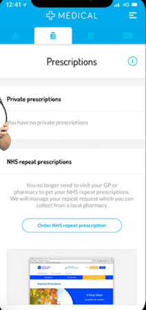 Perkbox medical screenshot