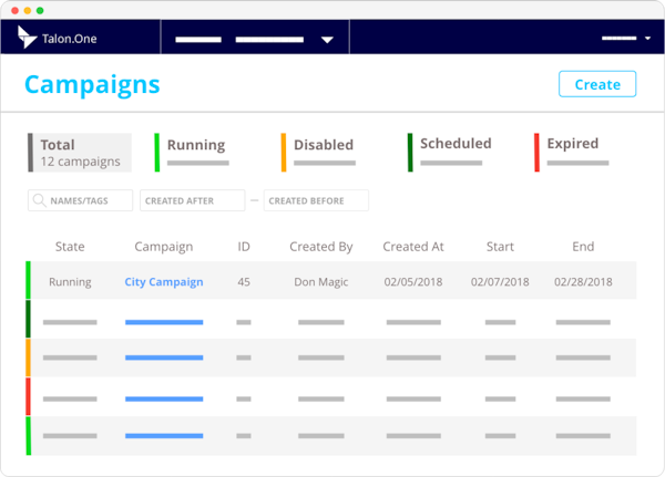 Talon.One campaigns