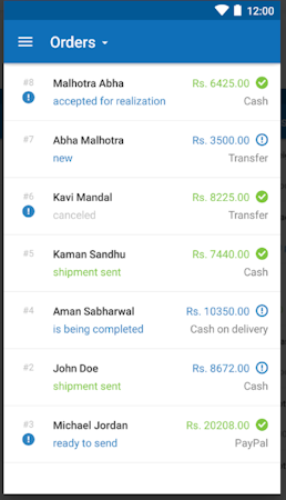 Zencommerce mobile orders