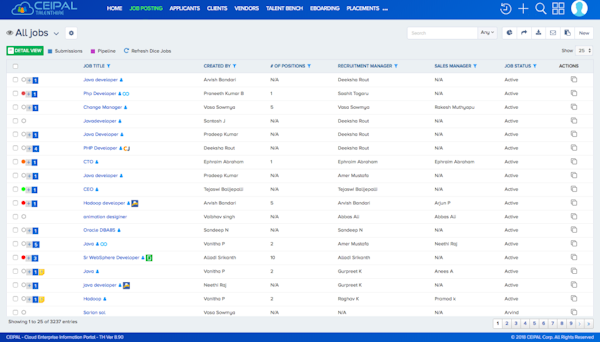 Job postings