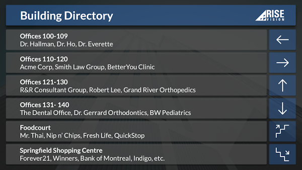 Building directory