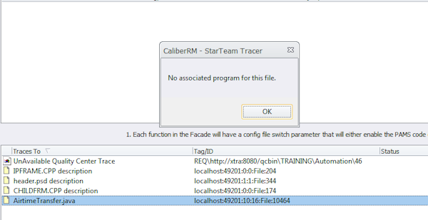 Caliber requirement programs