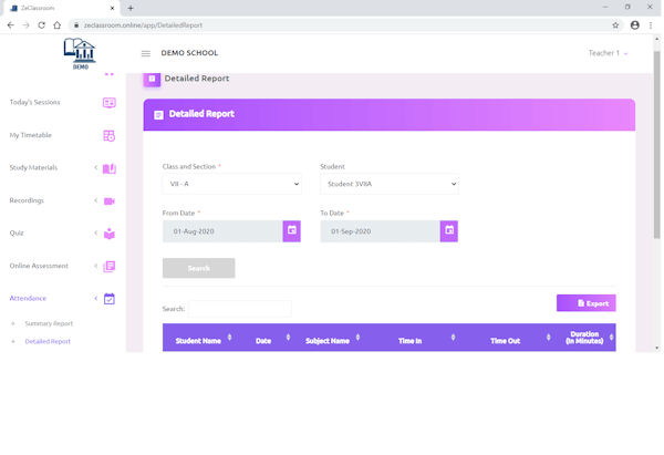 Attendance Tracking