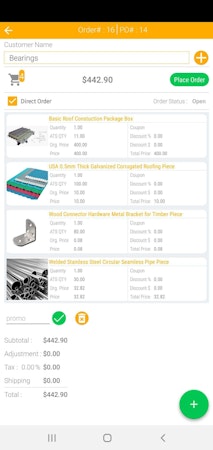 AdvancePro place order