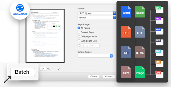 PDF Reader Pro PDF conversion