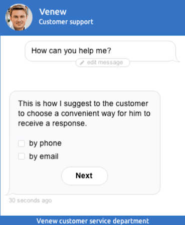 Venew customer support