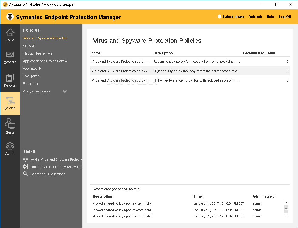 symantec endpoint protection version 15