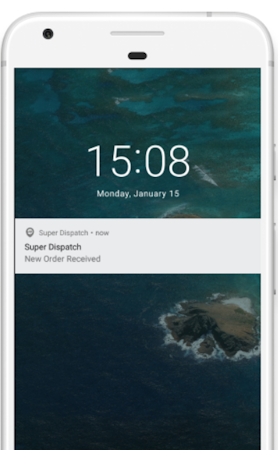 Super Dispatch push notifications