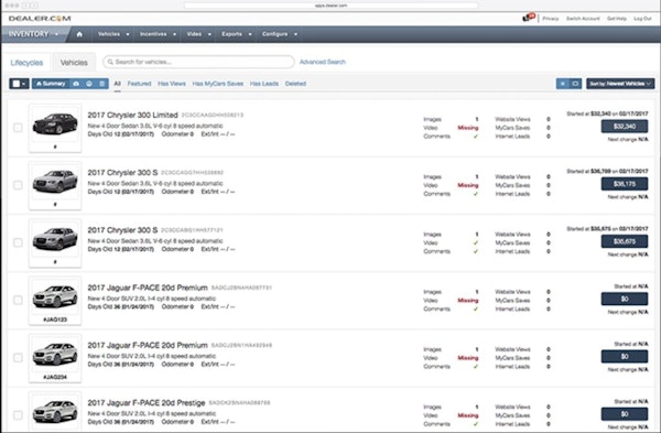 Dealer.com vehicle merchandising