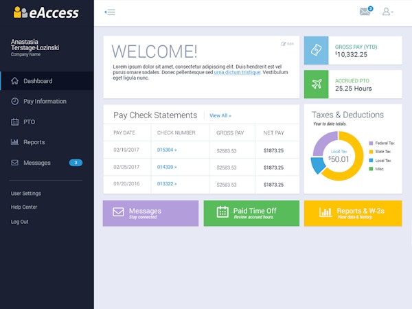 FOUNDATION Construction Accounting dashboard