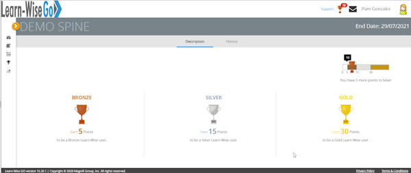 Learn-WiseGo User Progression