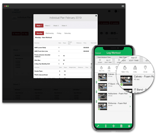 Exercise.com Workout Planning