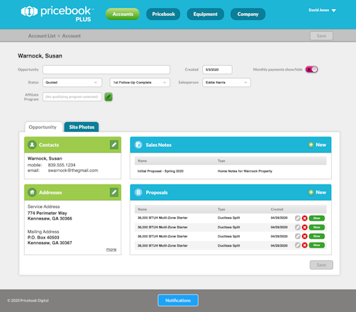 PricebookPlus opportunities