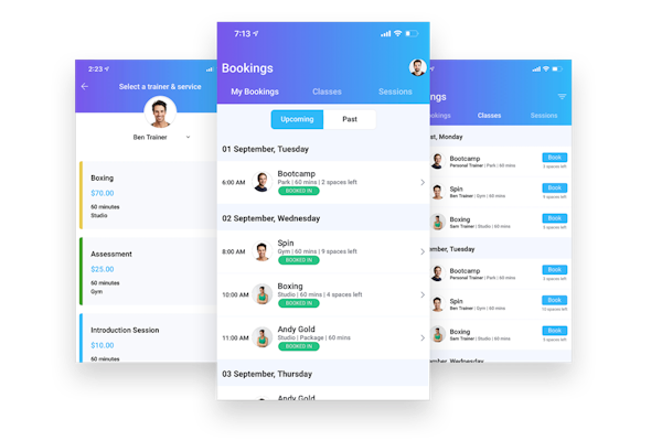 PTminder appointment schedule
