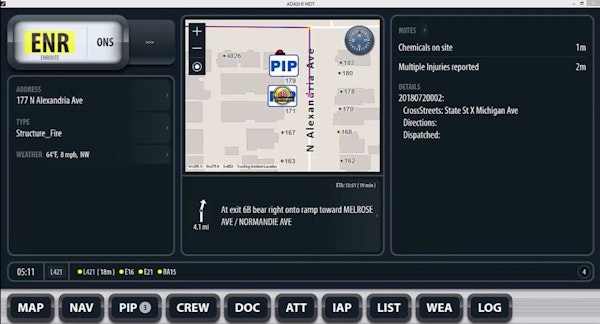 Adashi FirstResponse MDT GIS overlays tracking