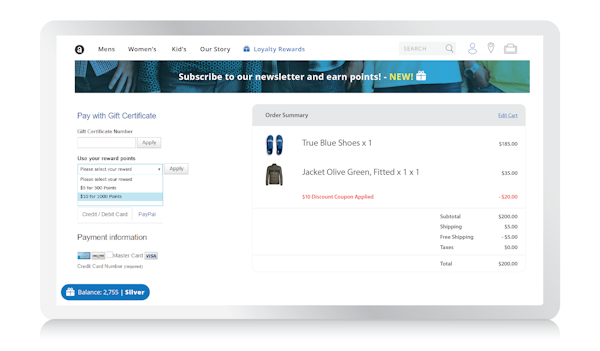 Zinrelo In-cart Discount Redemption
