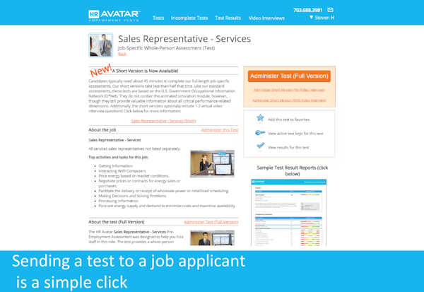 HR Avatar sales representative services