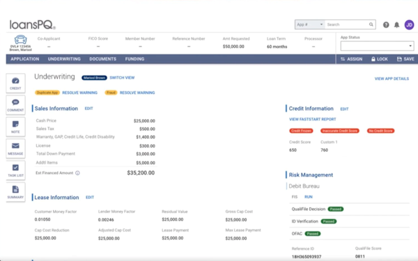 LoansPQ loan details