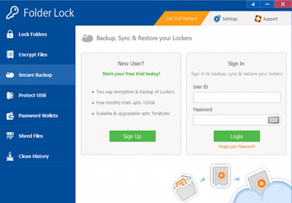 Folder Lock backup