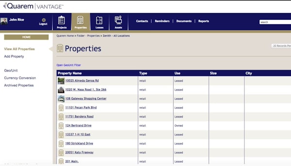Quarem property lists