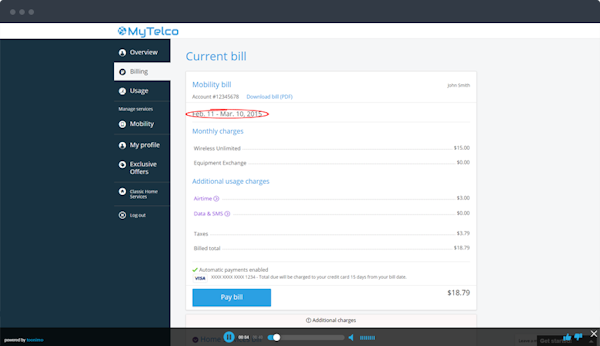 Current bill