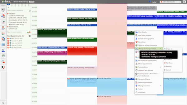 InSync appointment scheduling