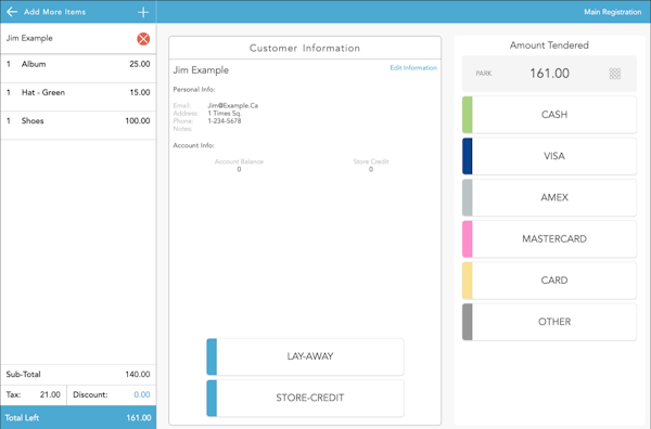 Payment interface