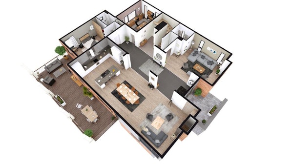 Cedreo 2D Floor Plan